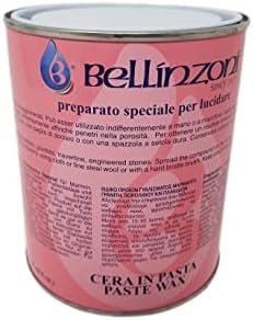 Bellinzoni Polishing Paste Wax 750ml - For Marble & Granite (Clear)