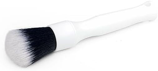 Detail Factory - Synthetic Detailing Brush Set - Ultra-Soft Interior Car Cleaning Brushes for, Screens, Emblems, & Tight Spaces - White