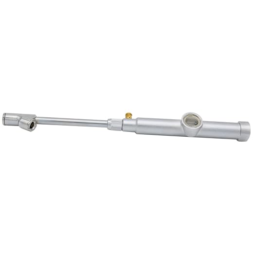 RoadPro RP3292D 12" Straight-On Dual Foot Tire Gauge with Bleeder Valve