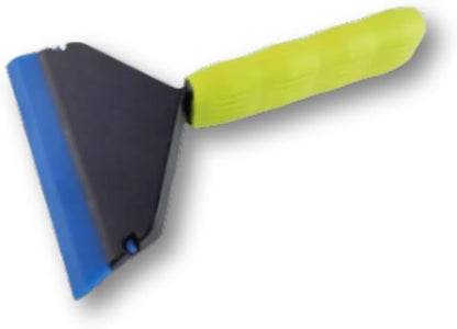 RockRose Comfort Glide Window Wiper Squeegee Effortless Cleaning & Film Installation with Soft TPE Handle for Secure Grip on All Glass Surfaces 2pcs