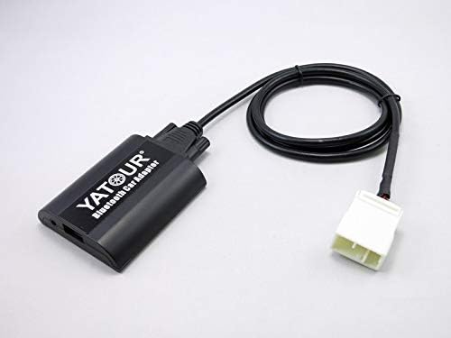 Car Bluetoot-h Adapter, Digital Car Stereo Aux Interface with Power 3.5mm Music Compatible for Honda Goldwing GL1800 2001-2005 Standard, Max 6 folders (BTA- HON2F)
