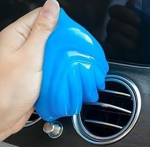Car Interior Cleaning Gel Putty Slime for Dust Removal - Automotive Vent Cleaner Kit Car Accessories Dashboard Console Cup Holder Detail Supplies
