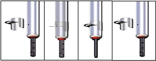 Milton Straight Foot Dual Head Tire Pressure Guage with a Bent Extention, Recalibratable, 80-1,100 kPa, Truck, Tractor Trailer, Semi Truck, Dually, RV & Car, S-986CBNTKB