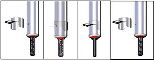 Calibratable Tire Pressure Service Gauge, w/Bent Extended Dual Head Straight Foot Chuck, 10-160 PSI