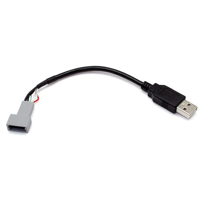 Aftermarket Android Car Radio Stereo 4 Pin Original USB Cable Adapter Cord USB to Female Plug Connector Compatible for KIA Hyundai Tucson Elantra Mistra