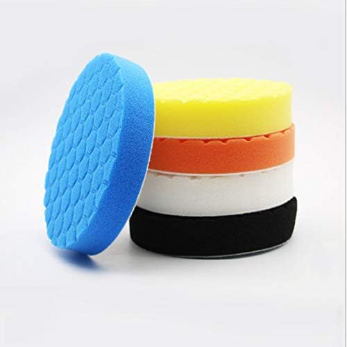 5Pcs 3inch 4inch 5inch 6inch 7inch Buffing Sponge Polishing Pad Kit Waxing for Car Polisher (6inch)