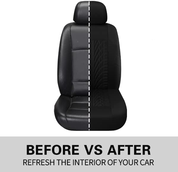 VarCozy Car Seat Covers Front Pair,Universal Cloth for Car,Breathable & Washable SUV, Sedan, Van, Automotive Interior Covers, Airbag Compatible