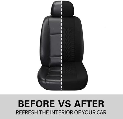 VarCozy Car Seat Covers Front Pair,Universal Cloth for Car,Breathable & Washable SUV, Sedan, Van, Automotive Interior Covers, Airbag Compatible