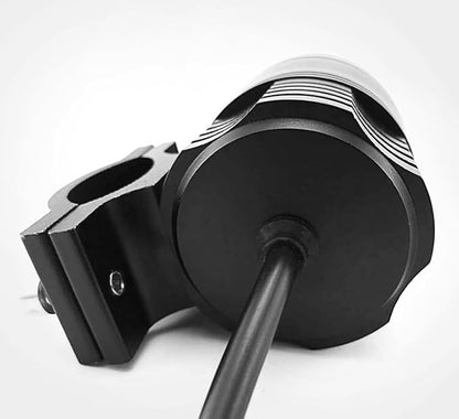 Motorcycle Driving Light 12-60V 40W 3600LM LED Fog Light for ATV UTV Bike Car Truck Boat Forklift Waterproof LED Spotlight with 6 Light Beads High Low Strobe Beam Switch Universal (Black 1)
