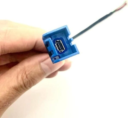 Car Audio Input Media Data Wire Mini USB to 4Pin Cable Adapter Compatible with Nissan Ford Jeep Chevrolet Series USB Transfer