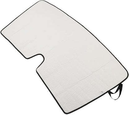Windshield Sun Shade Compatible with Mercedes-Benz C-Class GLC W205 C180 2015-2021 Foldable Front Windshield Sunshade Protector, Block UV Rays Keep Your Car Cooler