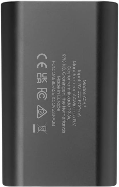 AAWireless TWO+ Compatible with Android Auto & Apple Carplay 2-in-1 Wireless Adapter | Wireless Connection via Bluetooth & WiFi | iPhone X+ & Android 11+ | Multifunctional Button | Made in Europe