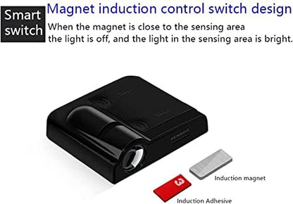 Car Door Lights Projector, 2PCS Cute Car Door Logo Projector Lights Universal Car Courtesy LED Ghost Shadow Lights Welcome Lights