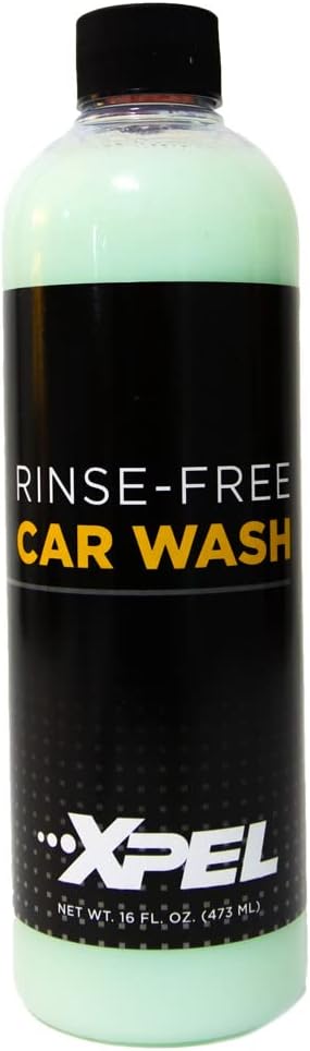 XPEL Rinse Free Car Wash Concentrate 16 oz - Auto Detailing, Scratch-Free & Eco-Friendly Formula for Cars, Trucks & Boats - Professional Cleaning Anytime, Anywhere
