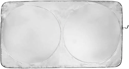 Windshield Sun Shade | Compatible for Chevrolet Blazer (2019-2026) | Certified 99.87% UVB & 99.02% UVA Car Sun Shade. Award Winning Sunshade - Patented Technology | Car Shades by Kinder Fluff