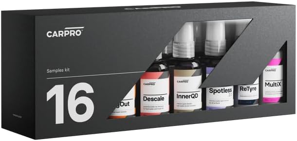 CARPRO Cube Box Sampler - Products in 50mL Sizes - Reload, IronX, Reset, Bug-Out, ECH2O, EliXir, Perl, Inside, Spotless, Multi X, FogFight, HydroO2