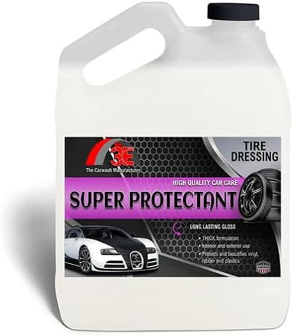 Tire Dressing, High Gloss Professional Tire Shine, Half Gallon, Long Lasting Wet Look, Non-Sling Formula (128 FL OZ (1 Gallon))