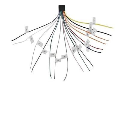 for Universal Android Car Radio Power Horn Wire Plug 16 Pins ISO Cable Audio Wiring Harness Adapter Plug Auto Stereo Connector Parts(Cable ISO)