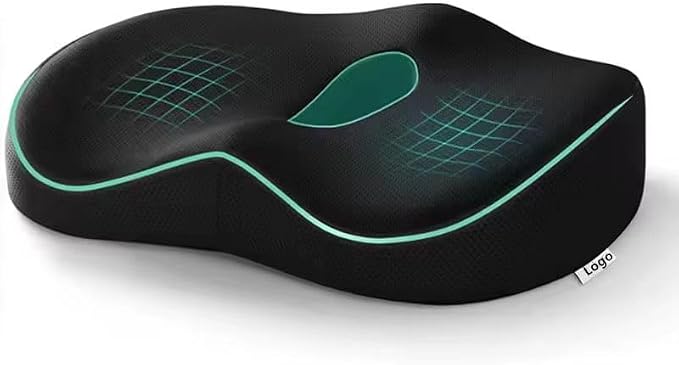 DonutRelax Seat Cushion – Ergonomic Donut Pillow for Tailbone & Pressure Relief, Breathable Mesh Cushion for Office Chair, Home, Car & Wheelchair