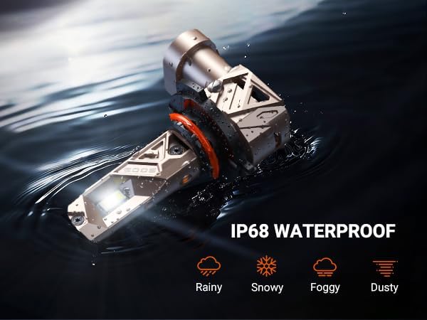SEALIGHT 9005 H11 Lights Combo, 96,000LM Ultra-1000% Brighter S6-Pro with 2025 4th-Core LED Chips, 6500K hb3 h8 Combo or fog, Up 80,000hrs+ Lifespan, 3 Min Plug and Play,IP68, Pack of 4