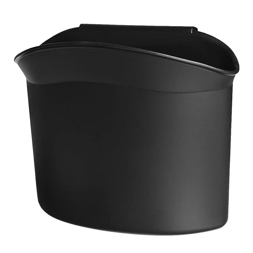 VaygWay Hanging Car Mini Trash Can - Premium Quality Portable Black Car Garbage Can for Cars, Office, Home