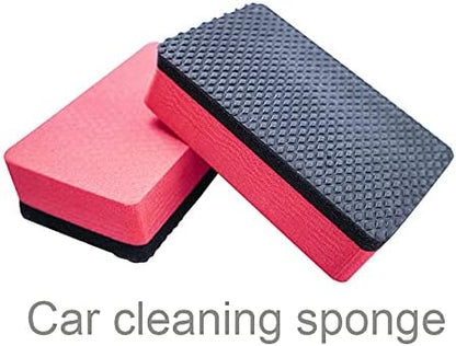 8PCS Clay Bar Sponge, Fine Grade Auto Detailing,Magic Car Pad Block Cleaning, Wax Polish Pad Tool, Kitchen Cleaning Sponge Home Cleaner, Reusable and Washable