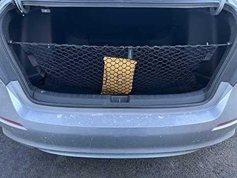 Envelope Style Automotive Elastic Trunk Mesh Cargo Net for Subaru Legacy 2020-2025 - Premium Trunk Organizer and Storage - Luggage Net for Sedan - Car Organizer for Subaru Legacy