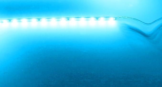 iJDMTOY Aqua Ice Blue LED Background Illumination Lighting Kit Compatible with 2021-up Ford F150 Side Fender Emblem