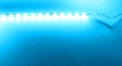 iJDMTOY Aqua Ice Blue LED Background Illumination Lighting Kit Compatible with 2021-up Ford F150 Side Fender Emblem