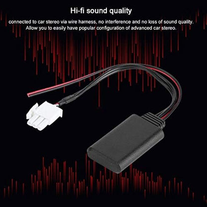 Acouto Module Bluetooth gl1800-3-Pin AUX Bluetooth Cable Adapter Stereo Music Fit for GL1800