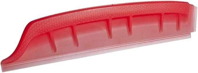 California Car Duster Jelly Blade Flexible Silicone Auto Drying Tool in Red 20083