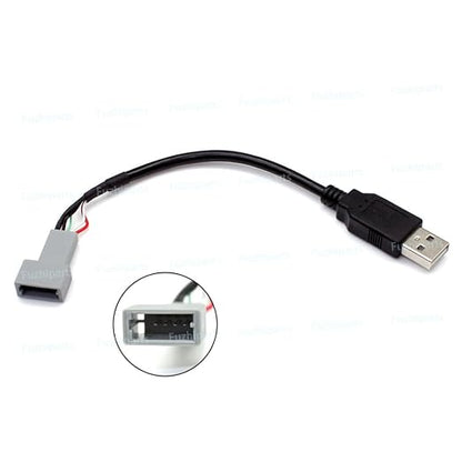 Car USB Adapter Plug Connector Cable Convertor for Hyundai Elantra Sonata IX45 KIA Sorento K3 Sportage Cerato w/Original USB Function