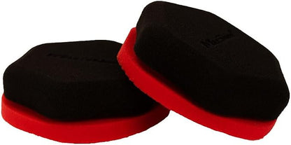 Maxshine Honeycomb Foam Precision Wax Applicator – 2-Pack | Soft High-Density Hexagonal Foam Pads for Car Wax, Polish, Sealant | Reusable, Lint-Free, Scratch-Safe Auto Detailing Tool