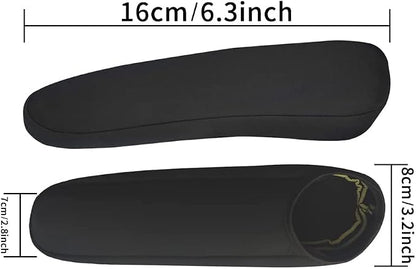 AOMSAZTO for Honda CRV 1997-2010 Seat Armrest Covers Black Arm Rest Cover Replacement Fabric One Pair