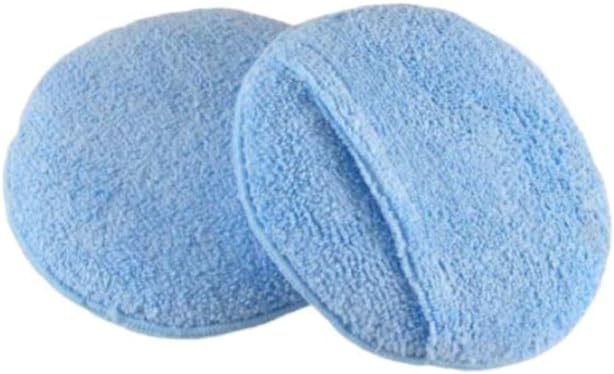 Leather CPR Microfiber Applicator Sponge - Leather Conditioner Applicator, Round Lint-Free Microfiber Applicator Pad for Home and Car Interiors