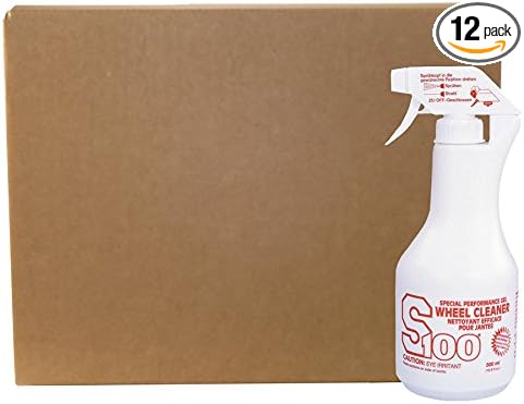 S100 15500G-12PK-12PK Wheel Cleaner - 202.8 fl. oz., (Pack of 12)