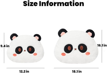 Cartoon Car Seat Cushion Lumbar Support Pillow and Neck Pillow, Cute Car Seat Pillow Headrest Pillow Back Support for Driving Fatigue Relief,for Office Chair Truck SUV (Panda Lumbar)