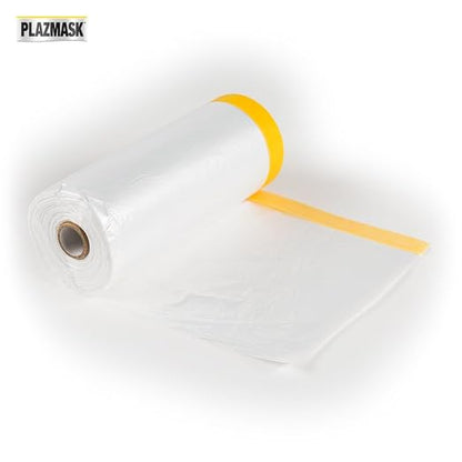 Pre-Taped Masking Film, 9-Feet X 65-Feet