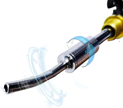 Aluminum Rotate Tube Replacement Part for Z-014 Blowing Gun Black z-020 Car Interior Spraying Cleaning Gun Air Blow Out Tool;Maintenance Rebuild Kit (Aluminium Rotate Tube Pipe)