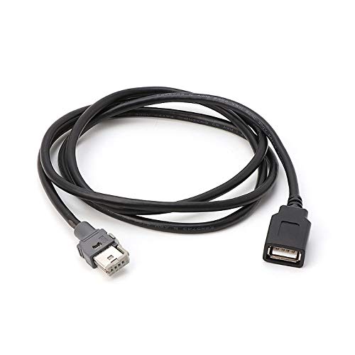 Aftermarket Android Car Radio Stereo 4 Pin Original USB Cable Adapter Male to USB Plug Connector Cord Compatible for KIA Hyundai Tucson Elantra Mistra