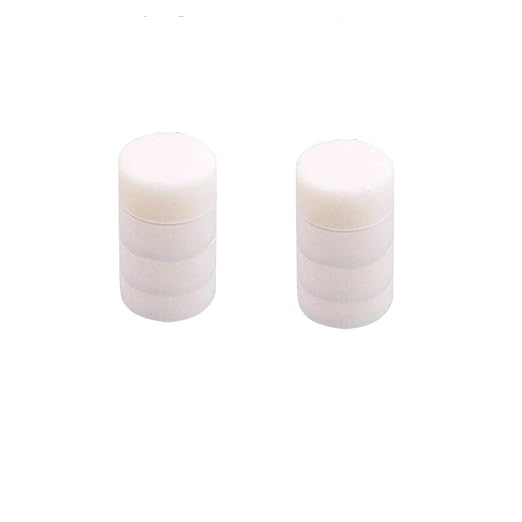 10 Pcs 3 Inch Polishing Pad Foam Drill Sponge Buffing Pads 80mm Flocking Car Buffer for Detail Polisher Waxing Cleaning(Flat White)