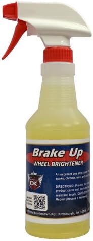 Detail King Brake Up Wheel Brightener - For Extremely Dirty Wheels - Aggressive, Non-Corrosive Wheel Cleaner (Pint)