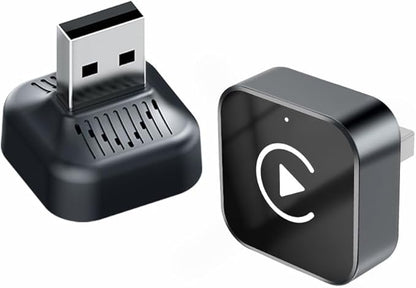 Wireless CarPlay Adapter for iPhone, Android, 2026 Upgrade Convert Wired to Wireless Apple CarPlay Adapter, Mini Size USB Stable Control, Plug and Play