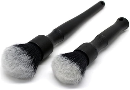 Ultra-Soft Detailing Brush Set, Comfortable Grip and Scratch-Free Cleaning for Exterior, Interior Panels, Emblems, Badges, Gauge Cluster, Infotainment Screen