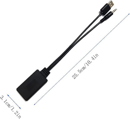 Music Adapter Compatible with Car Apple Android Phone Music AMI Interface Cable Capable Devices