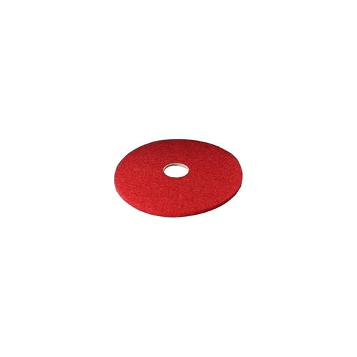 3M Red Buffer Pad 5100, 18 in, 5/Case