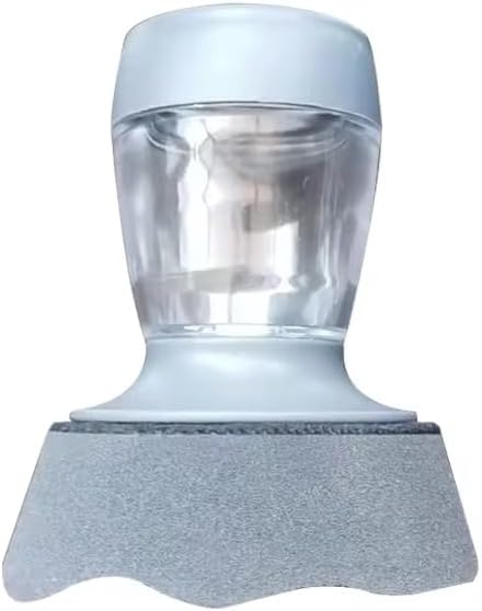 Professional Tire Shine Applicator with Ergonomic Handle, Clear Container, for Auto Detailing and Car Care