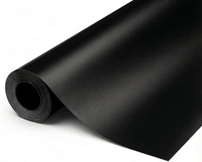 Black Indestructible Paint 3ft x 5ft Carbon Fiber Vinyl Wrap with Nano Air Release Technology,Anti-Wrinkle - Premium Paint Protection Film Roll for Car