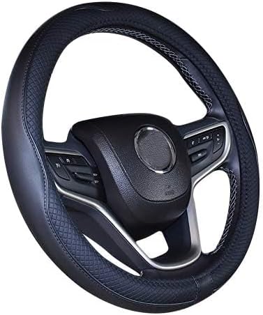 Mayco Bell 2019 New Microfiber Leather Car Extra Large Steering Wheel Cover for Big Trucks (20'',Black)
