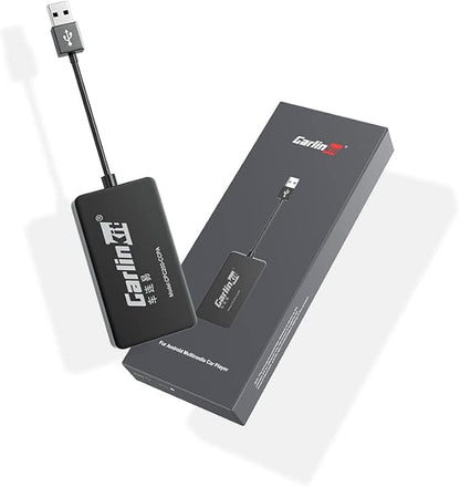 CarlinKit CarPlay Dongle only for Car with Android Head Unit System 4.4.2+,New Upgrade Version,Built-in APK App,Support Wired/Wireless CarPlay,Wired/Wireless Android Auto,Online Upgrade etc.